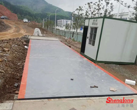 上海宝山矿山项目150吨地磅客户案例